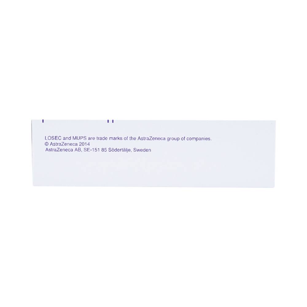 Viên nén Losec Mups 20mg AstraZeneca điều trị loét tá tràng, dạ dày (2 vỉ x 7 viên)