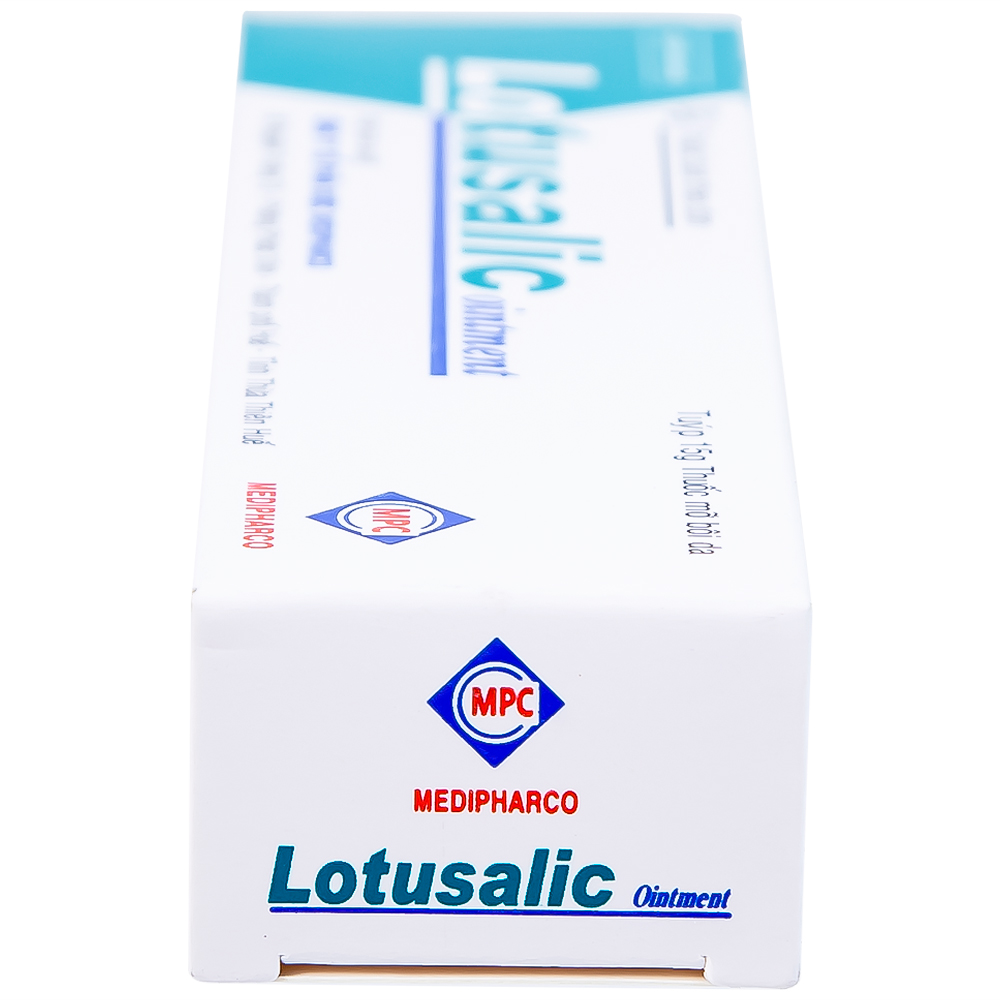 Thuốc mỡ bôi da Lotusalic Medipharco giảm các biểu hiện viêm của bệnh da dày sừng và bệnh da khô (15g)
