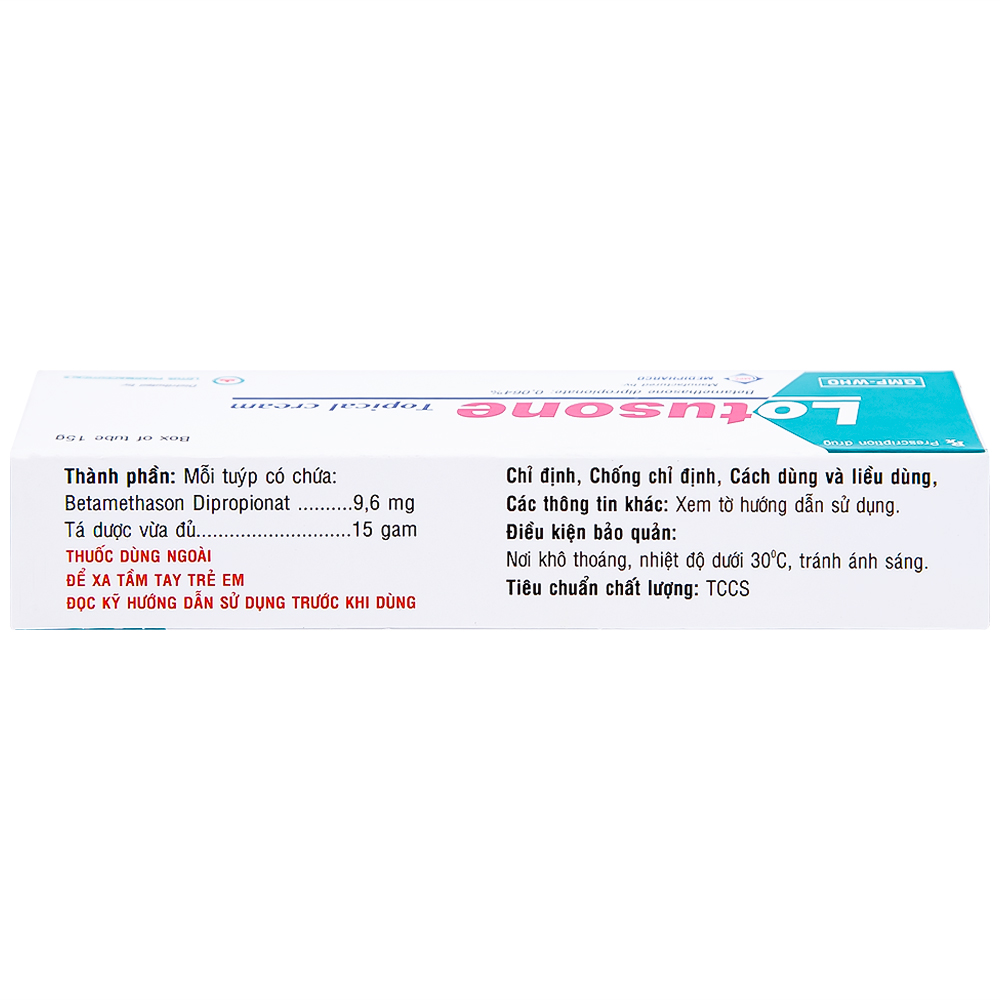 Kem bôi da Lotusone Medipharco điều trị eczema dị ứng, viêm da (15g)