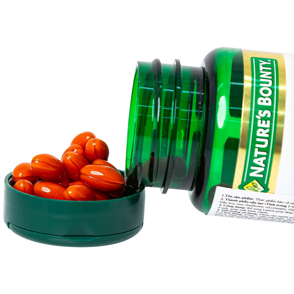 Viên uống giúp tăng cường thị lực cho mắt, giúp mắt khỏe mạnh Lutein Nature's Bounty (30 viên)
