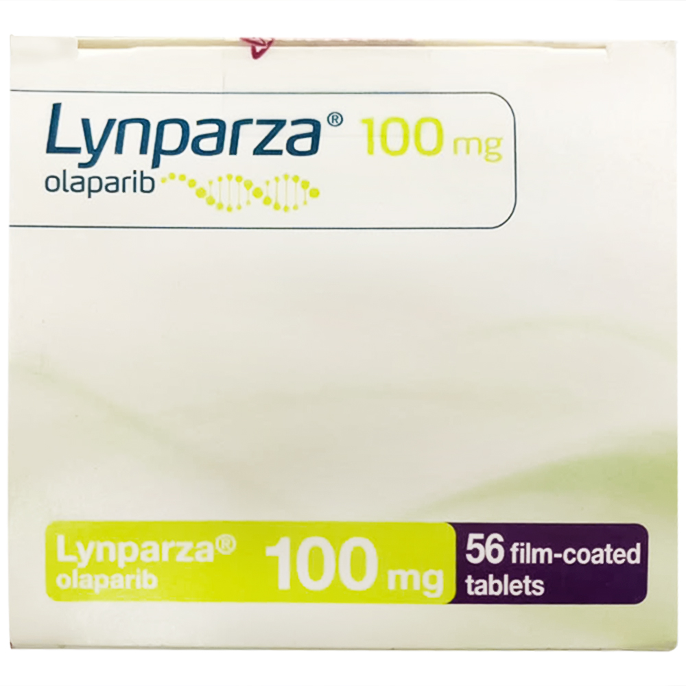 Thuốc Lynparza Tab 100mg AstraZeneca hỗ trợ điều trị ưng thư (7 vỉ x 8 viên)