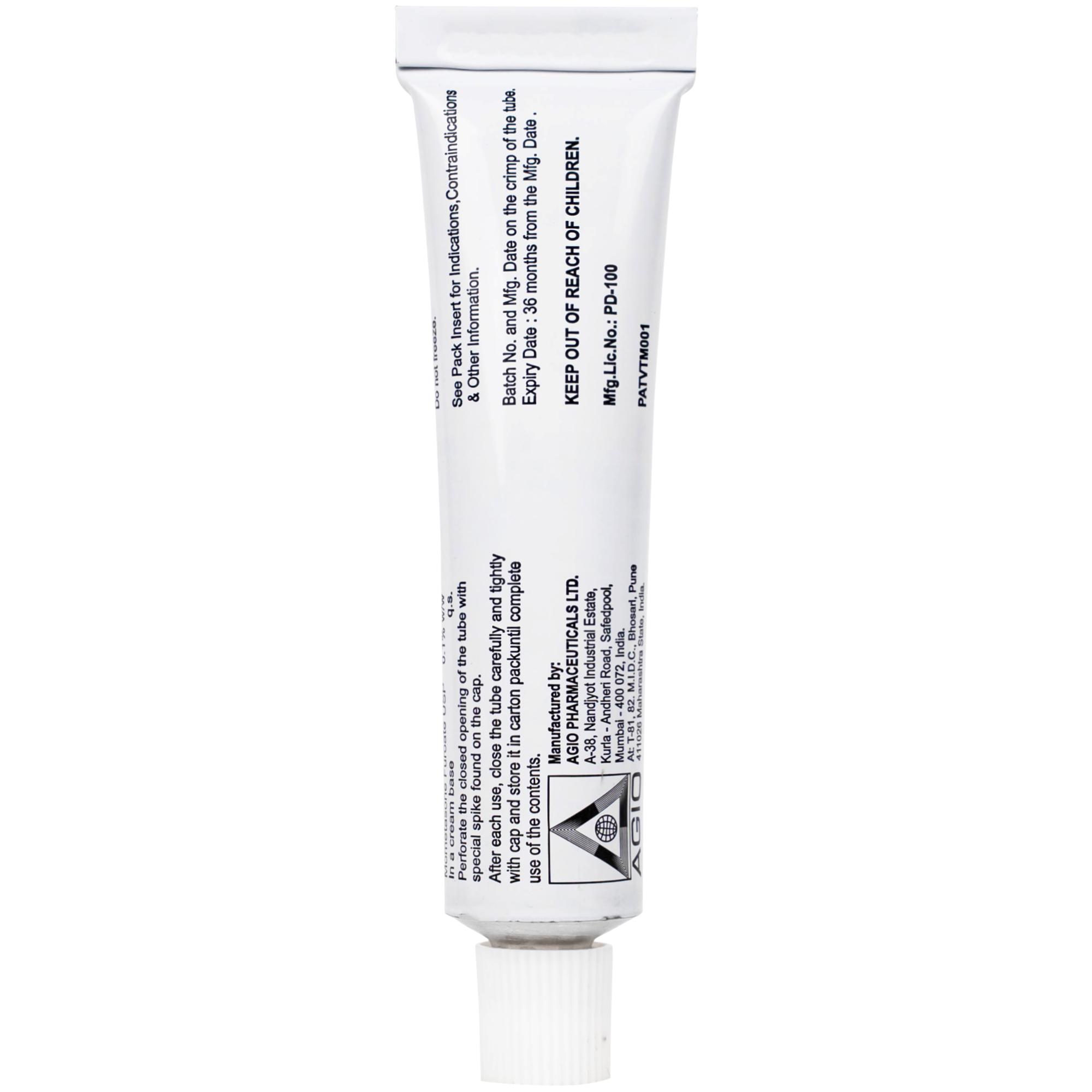 Thuốc M CORT cream Agio điều trị các biểu hiện viêm và ngứa của bệnh vẩy nến, viêm da dị ứng (15g)