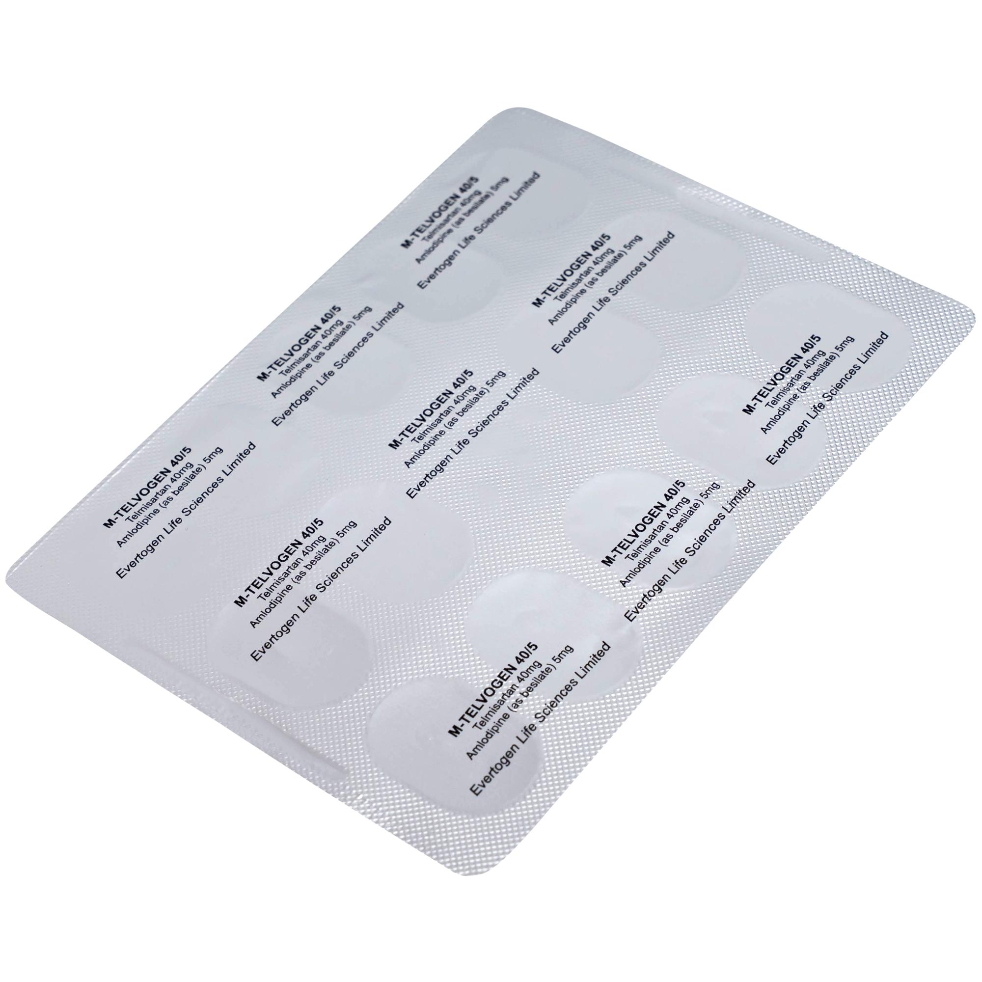 Thuốc M-Telvogen 40/5mg Evertogen điều trị tăng huyết áp (2 vỉ x 14 viên)