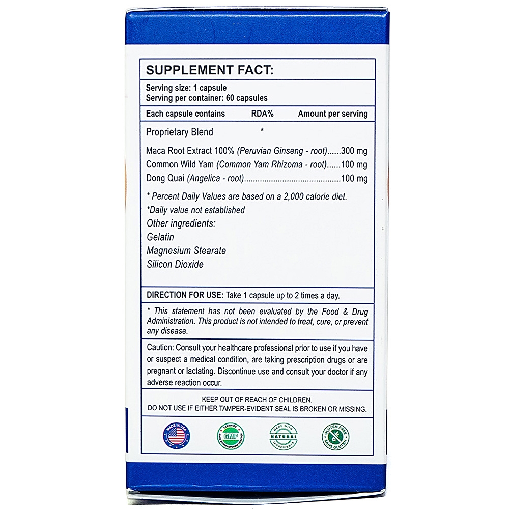 Viên uống hỗ trợ tăng sinh lý nữ, tăng cường nội tiết tố nữ Maca F Female Empower (60 viên)