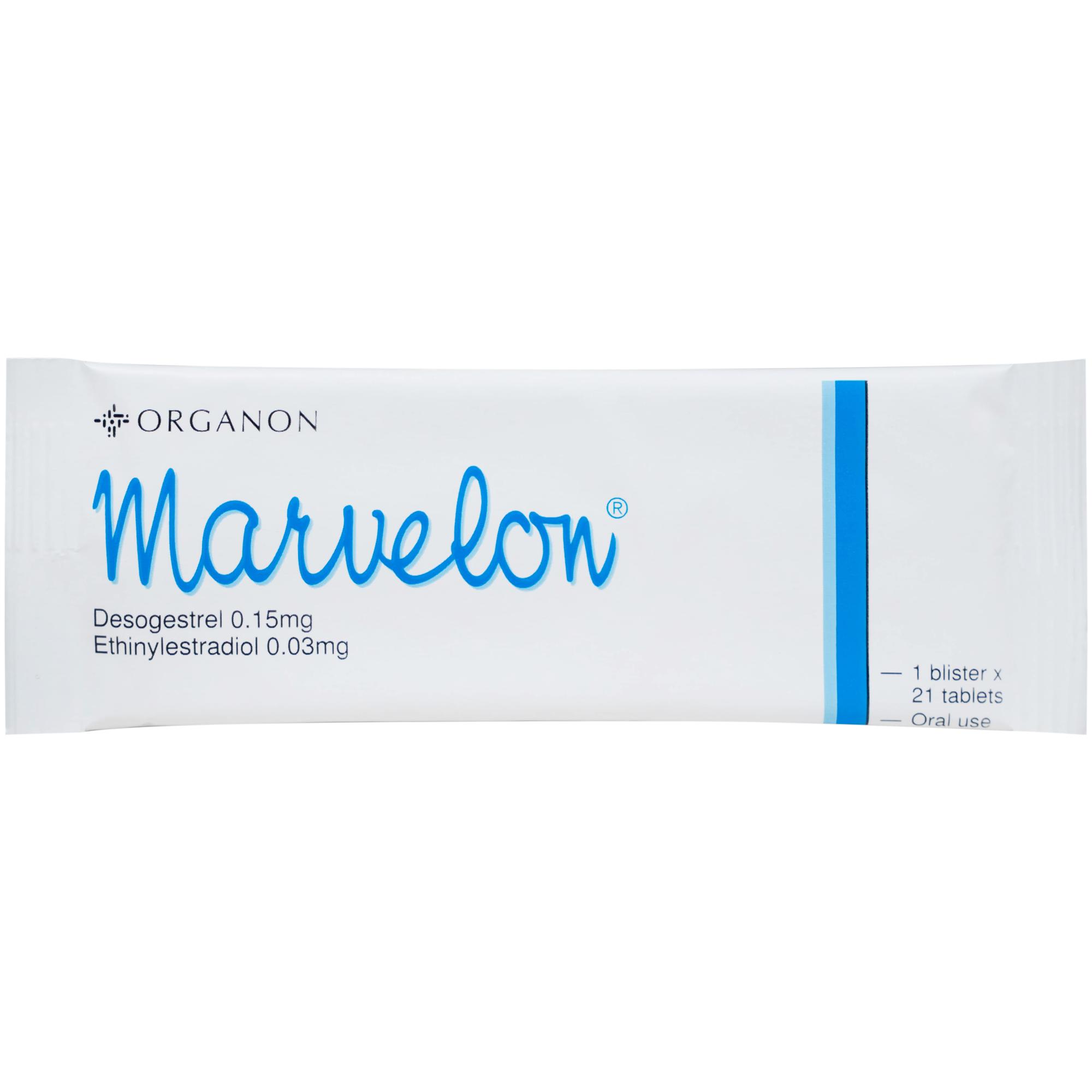 Thuốc tránh thai Marvelon Organon (21 viên)