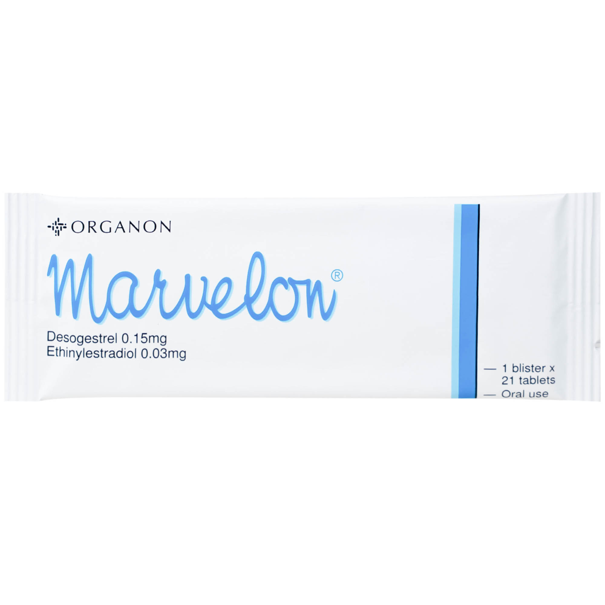 Thuốc tránh thai Marvelon Organon (3 vỉ x 21 viên)