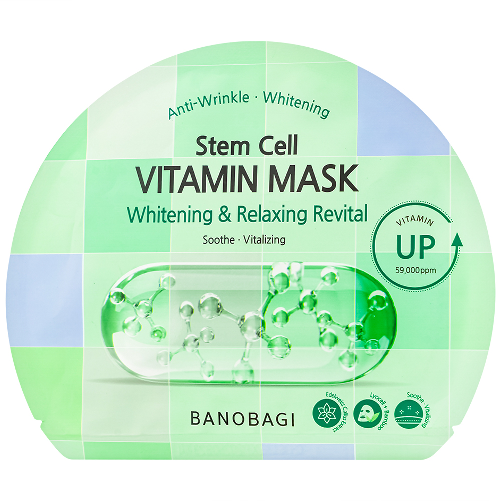 Mặt nạ dưỡng ẩm Banobagi Stem Cell Vitamin Mask dưỡng sáng da 30g