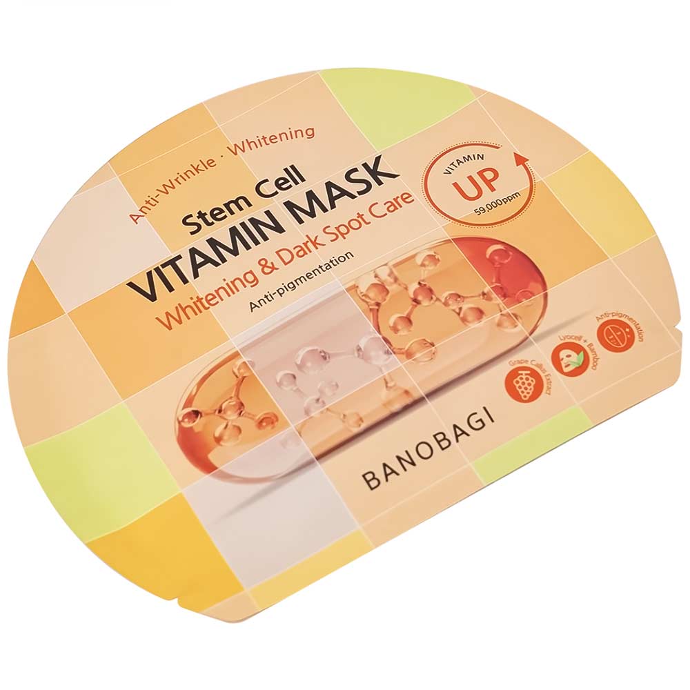 Mặt nạ Banobagi Stem Cell Vitamin Mask Whitening & Dark Spot Care chống nhăn da, trắng da, mờ nám (30g)