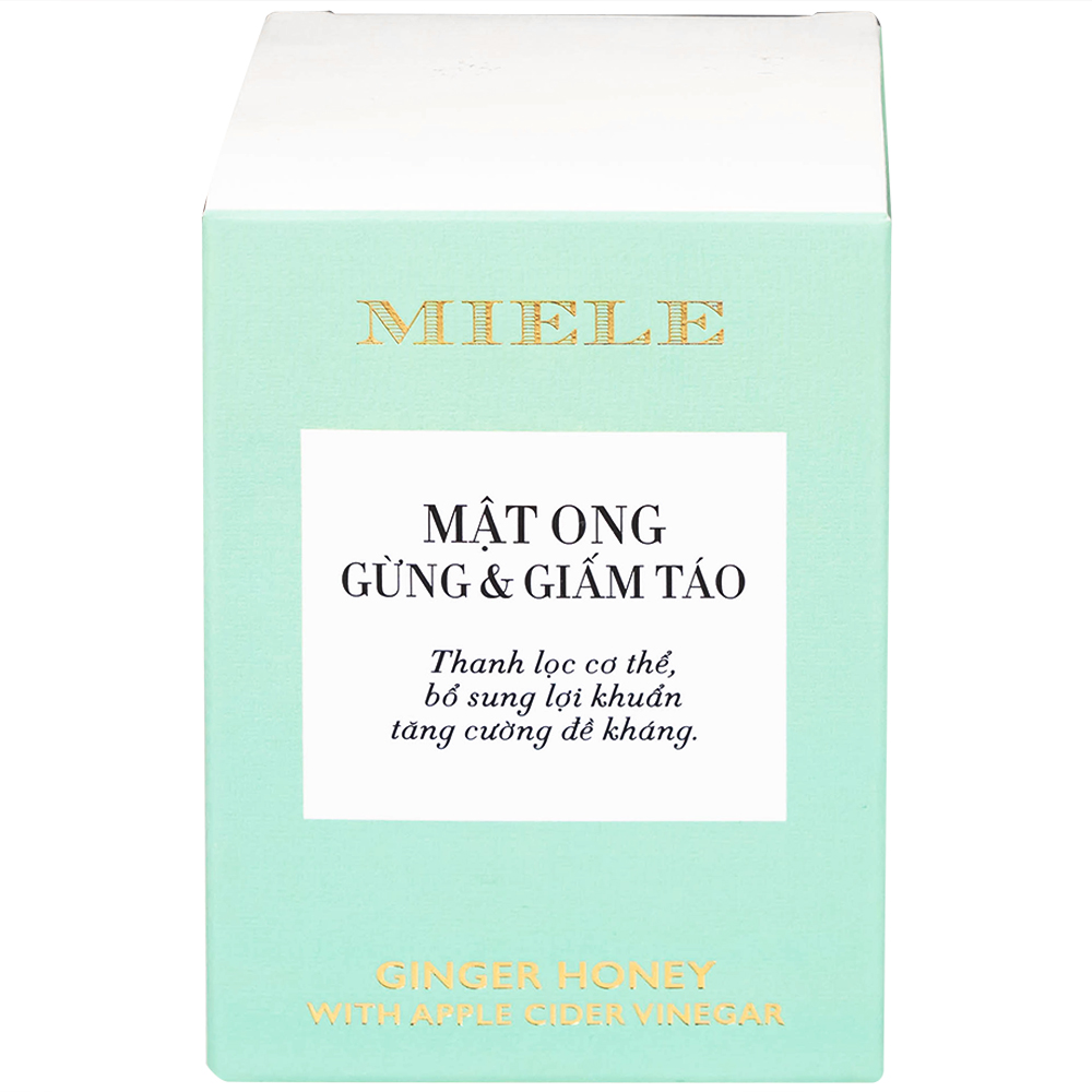 Mật Ong Gừng Và Giấm Táo Miele (250g)