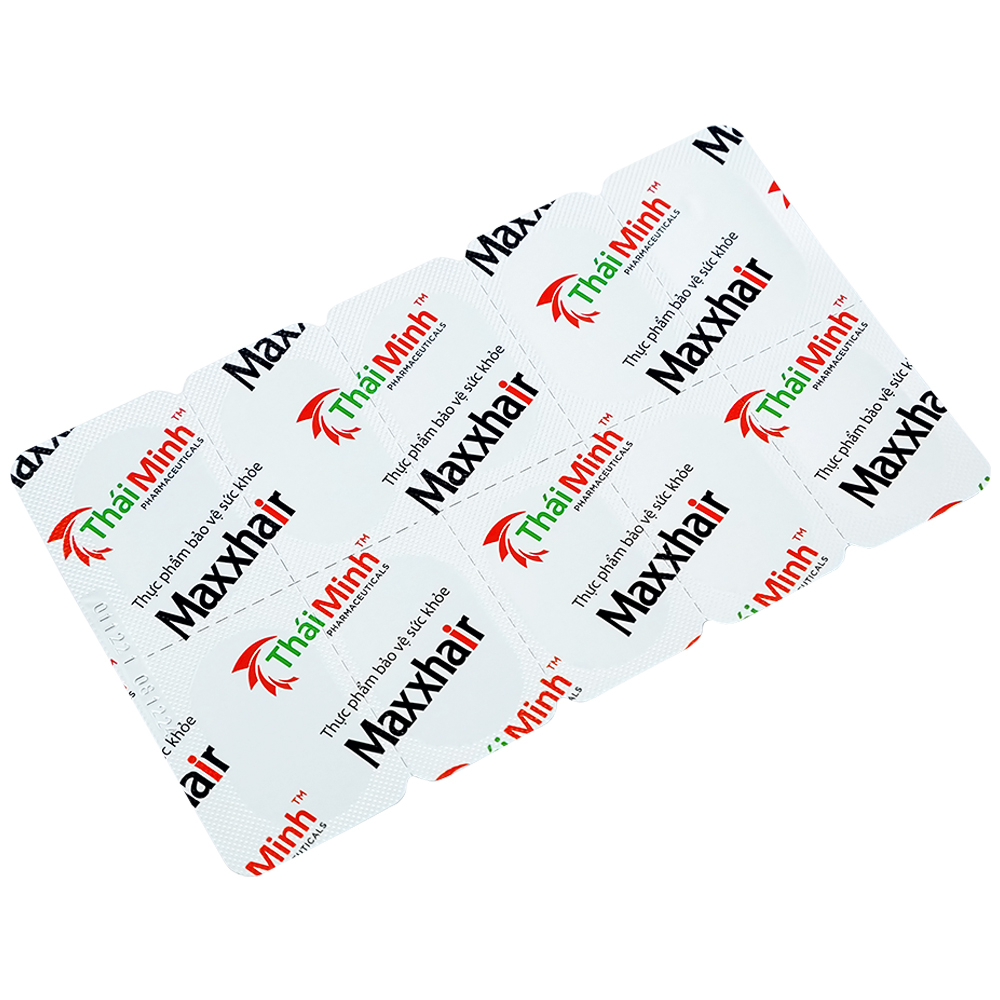 Viên uống hỗ trợ mọc tóc Maxxhair New Thái Minh (3 vỉ x 10 viên)