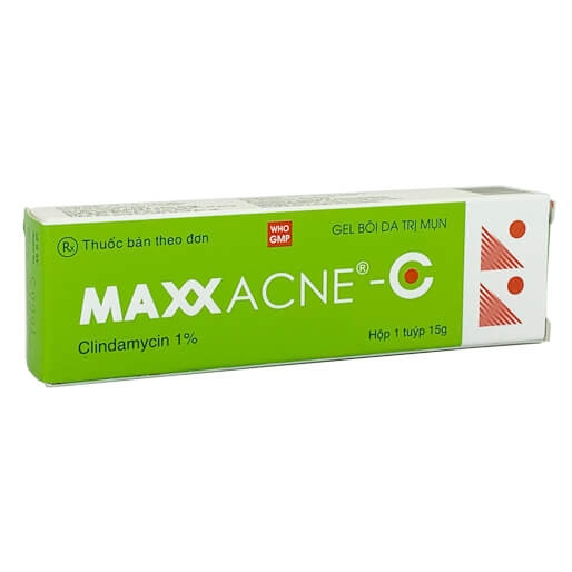 Gel bôi da Maxx Acne - C Ampharco U.S.A điều trị mụn trứng cá (15g)