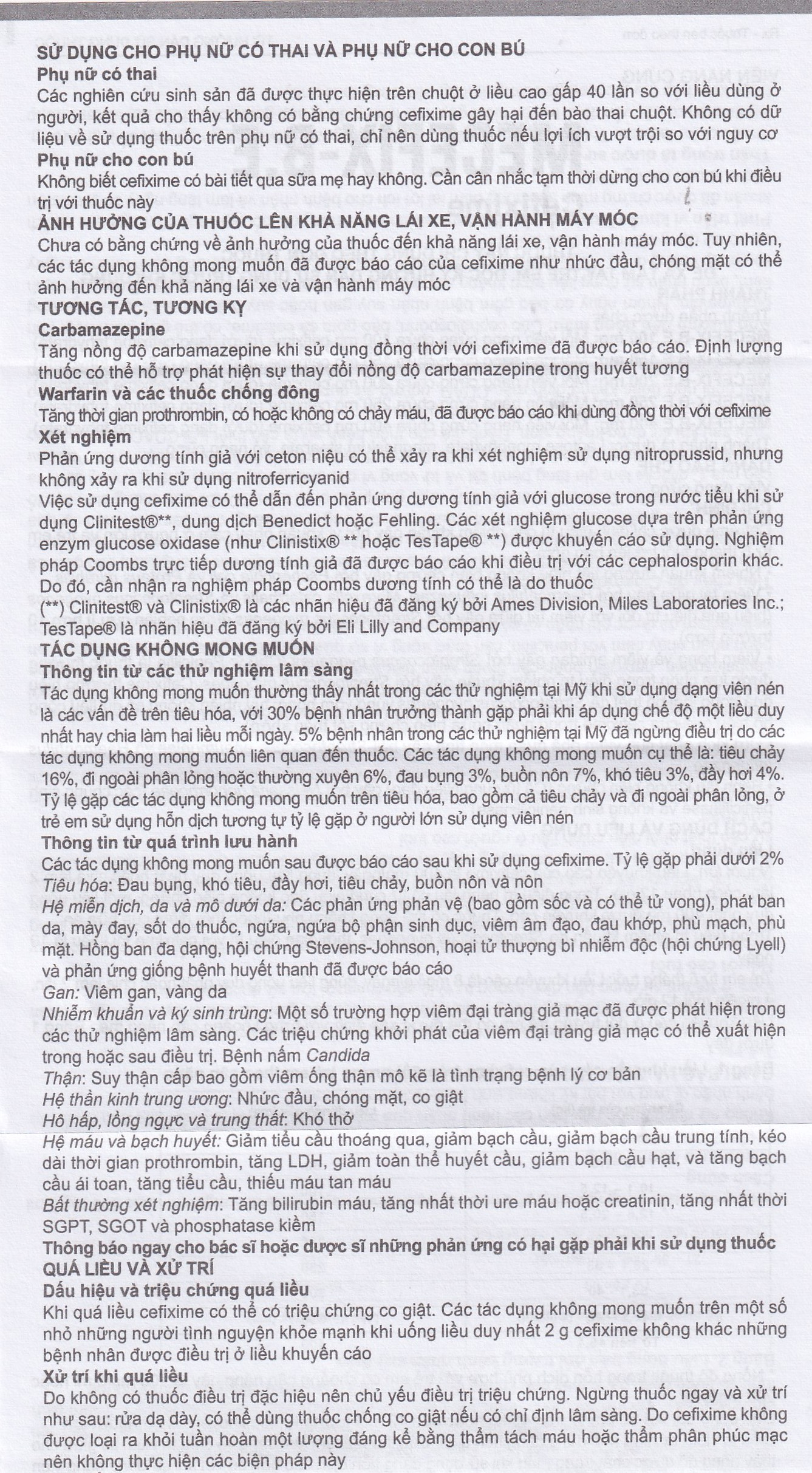 Thuốc Mecefix-B.E 150mg Merap điều trị nhiễm khuẩn đường tiết niệu, viêm tai giữa (2 vỉ x 10 viên)