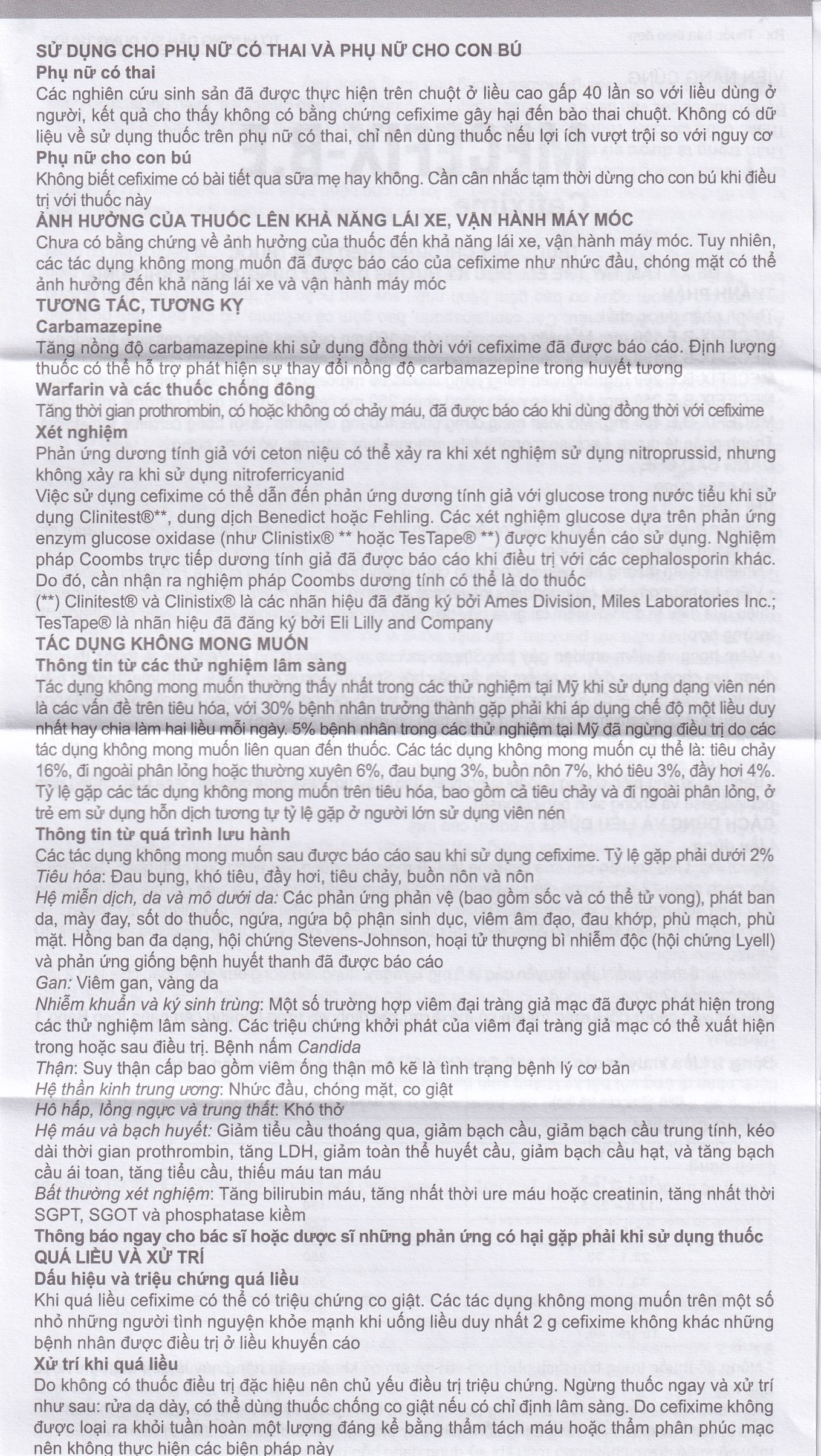 Thuốc Mecefix-B.E 200mg Merap điều trị nhiễm khuẩn đường tiết niệu, viêm tai giữa (2 vỉ x 10 viên)