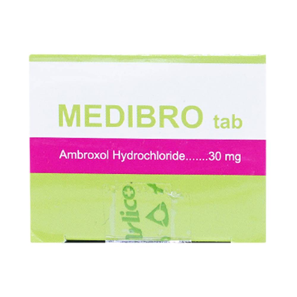 Viên nén Medibro 30mg Arlico tiêu chất nhầy đường hô hấp (10 vỉ x 10 viên)