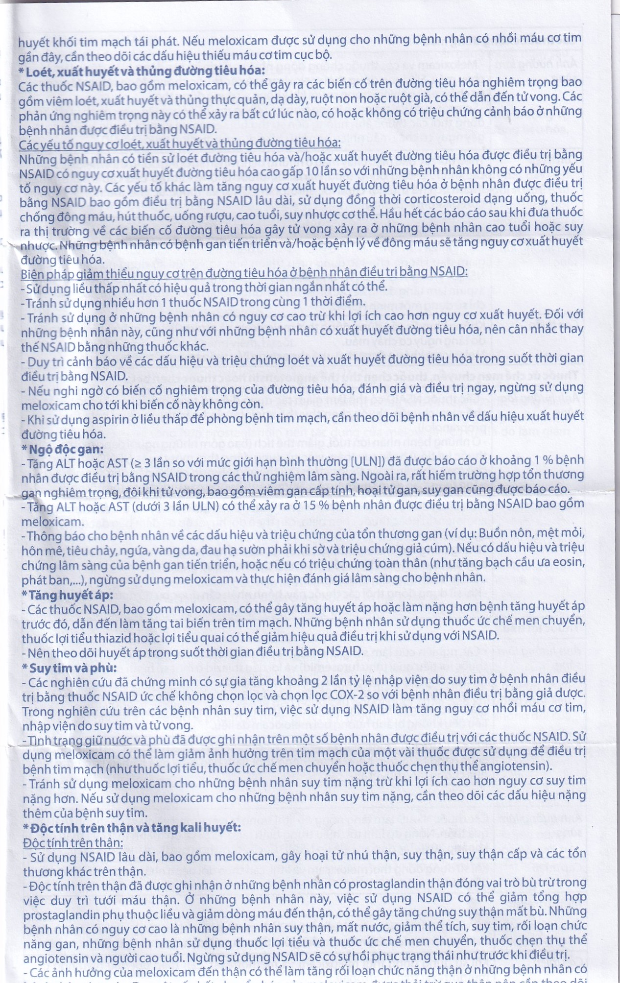 Thuốc Meloxicam 7.5mg điều trị viêm xương khớp, viêm cột sống (2 vỉ x 10 viên)