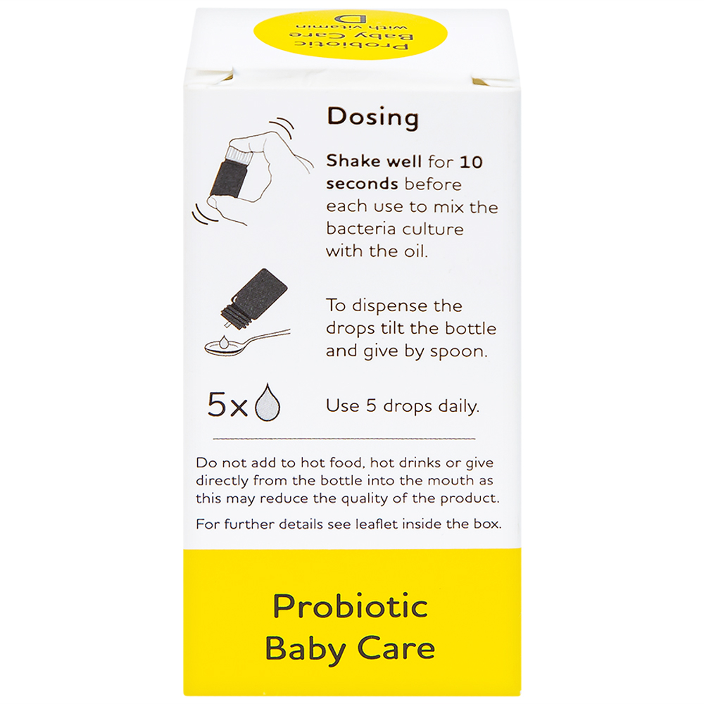 Dung dịch bổ sung lợi khuẩn và vitamin D3 BioGaia Protectis Baby Drops with Vitamin D3 (5ml)