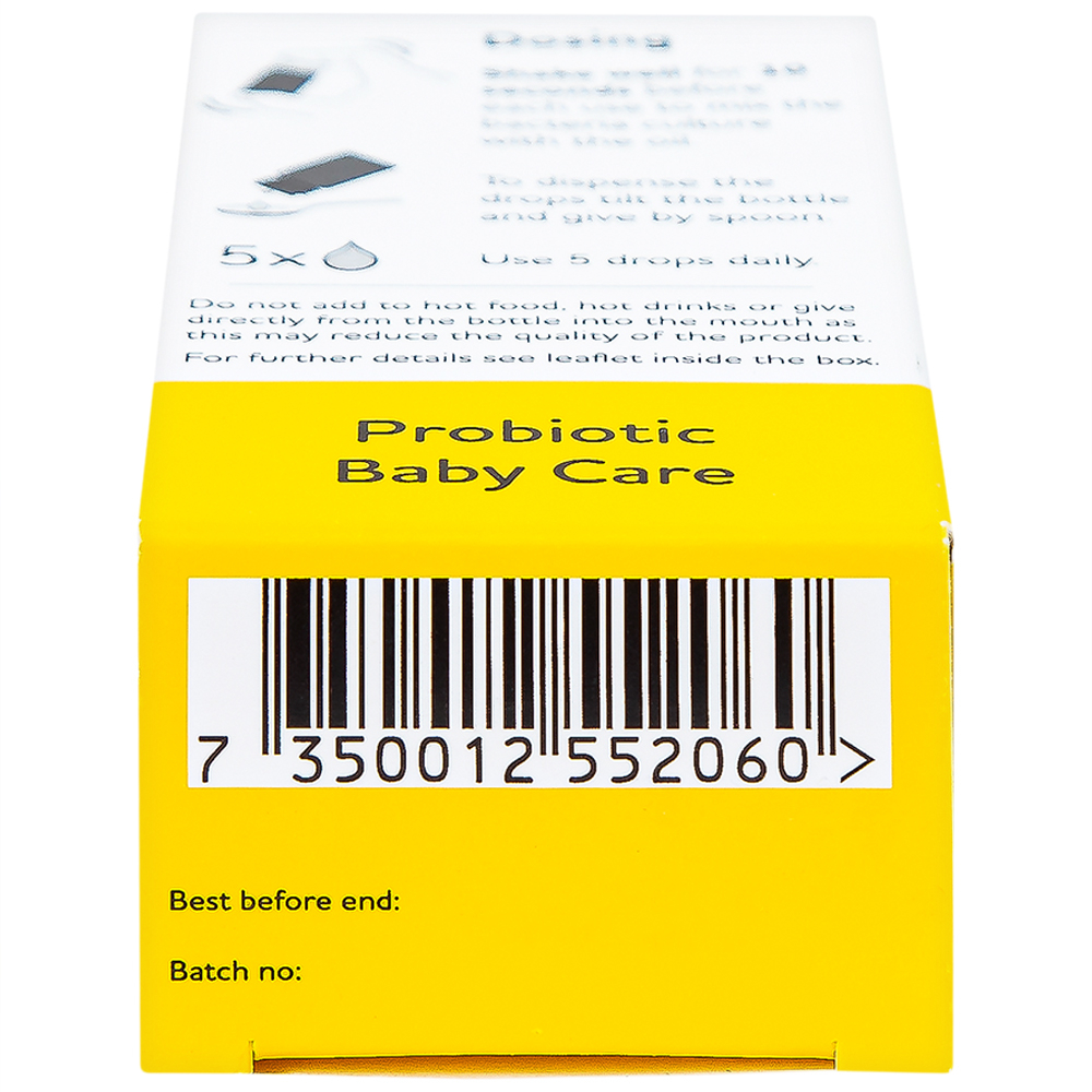 Dung dịch bổ sung lợi khuẩn và vitamin D3 BioGaia Protectis Baby Drops with Vitamin D3 (5ml)