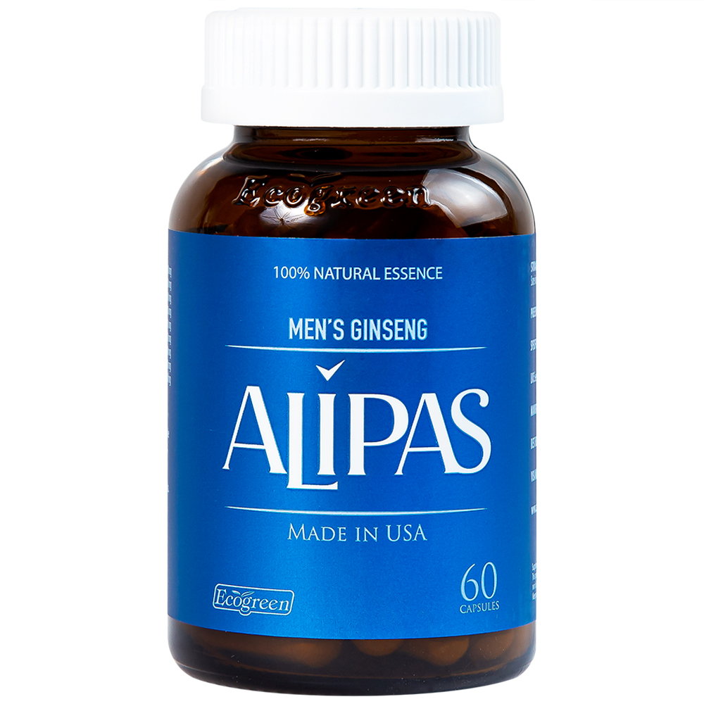 Viên uống tăng cường sinh lực phái mạnh Ecogreen Men’s Ginseng Alipas (60 viên)