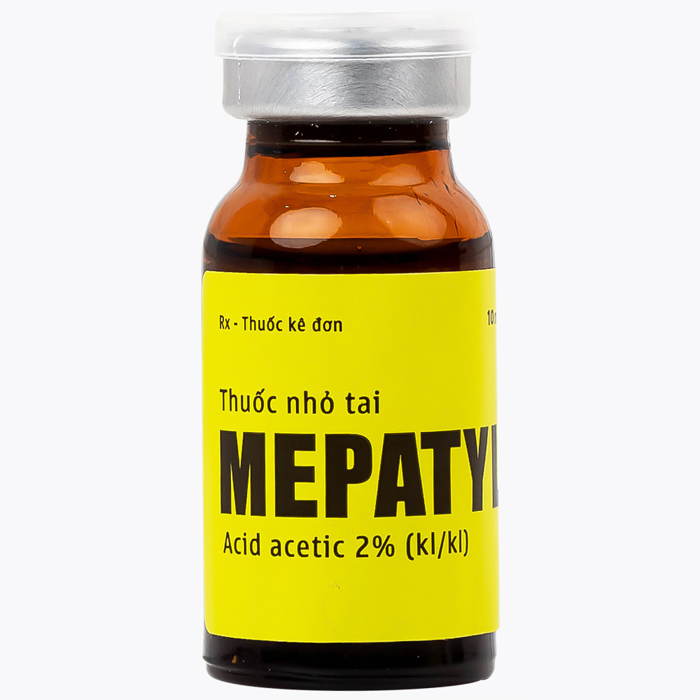 Thuốc nhỏ tai Mepatyl 10ml Merap điều trị nhiễm khuẩn của ống tai ngoài