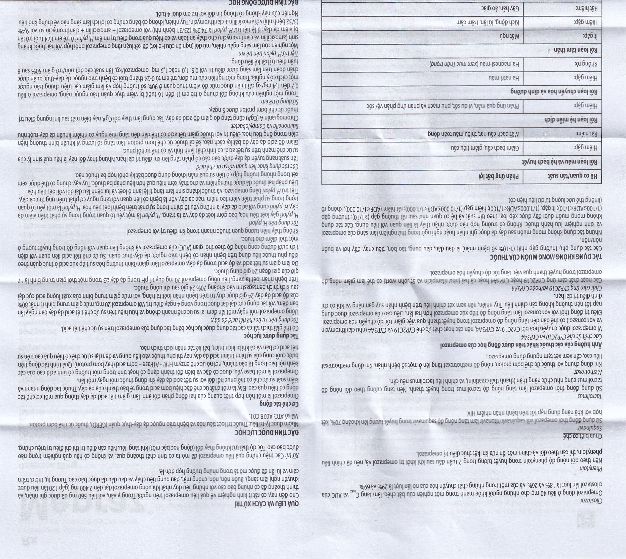 Viên nang cứng Mepraz 20mg Sanofi điều trị loét dạ dày tá tràng, viêm thực quản trào ngược (7 vỉ x 4 viên)