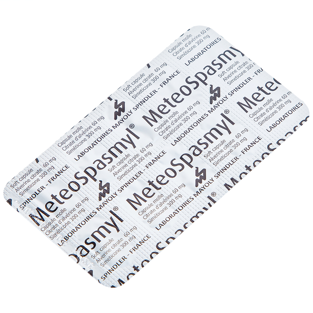 Thuốc Meteospasmyl Mayoly Spindler điều trị các rối loạn đường ruột (2 vỉ x 10 viên)