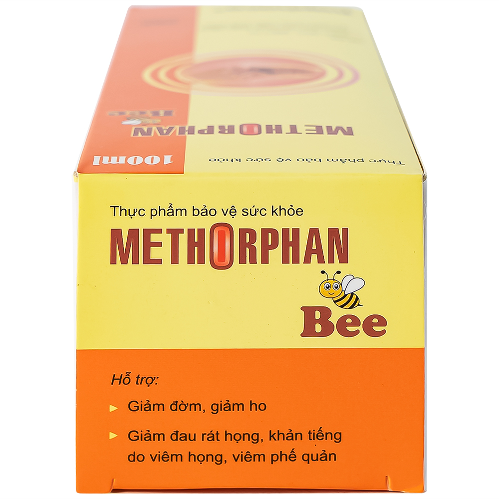 Siro hỗ trợ giảm ho Methorphan Bee Traphaco (100ml)