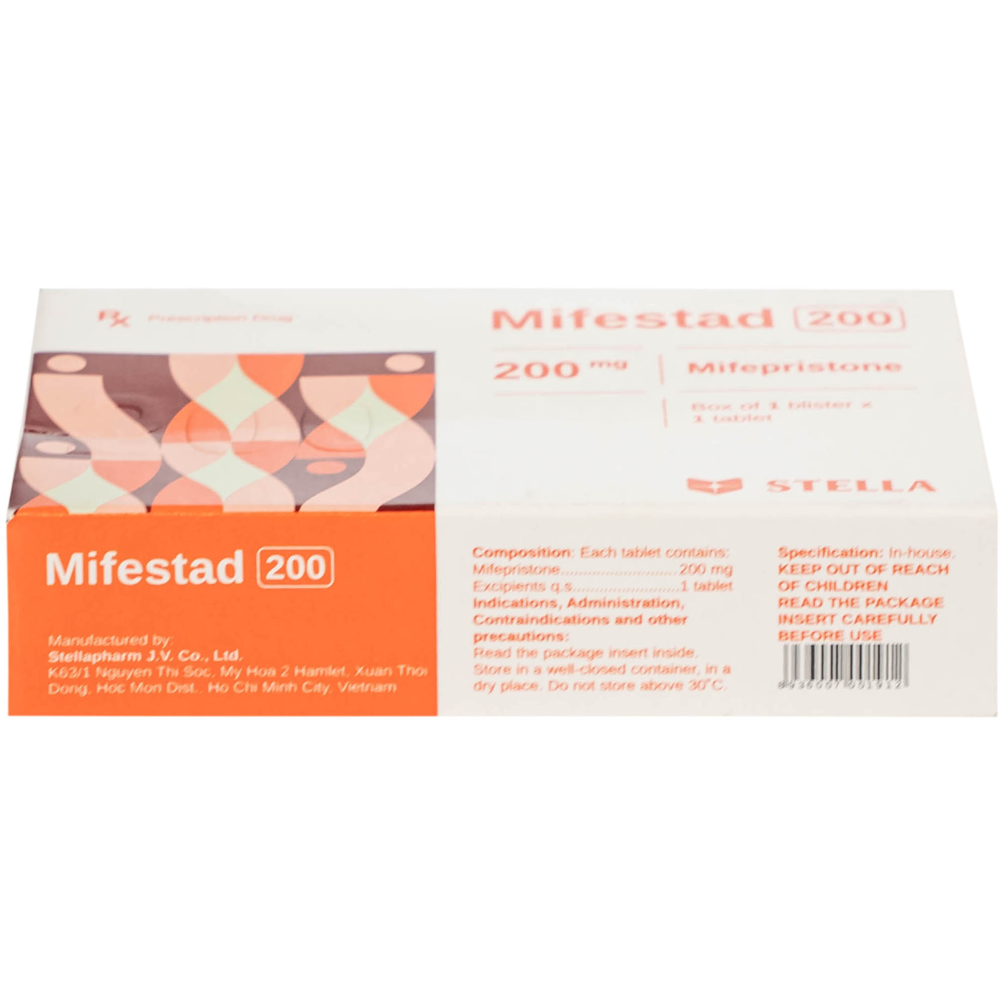 Thuốc Mifestad 200mg Stella (1 viên)