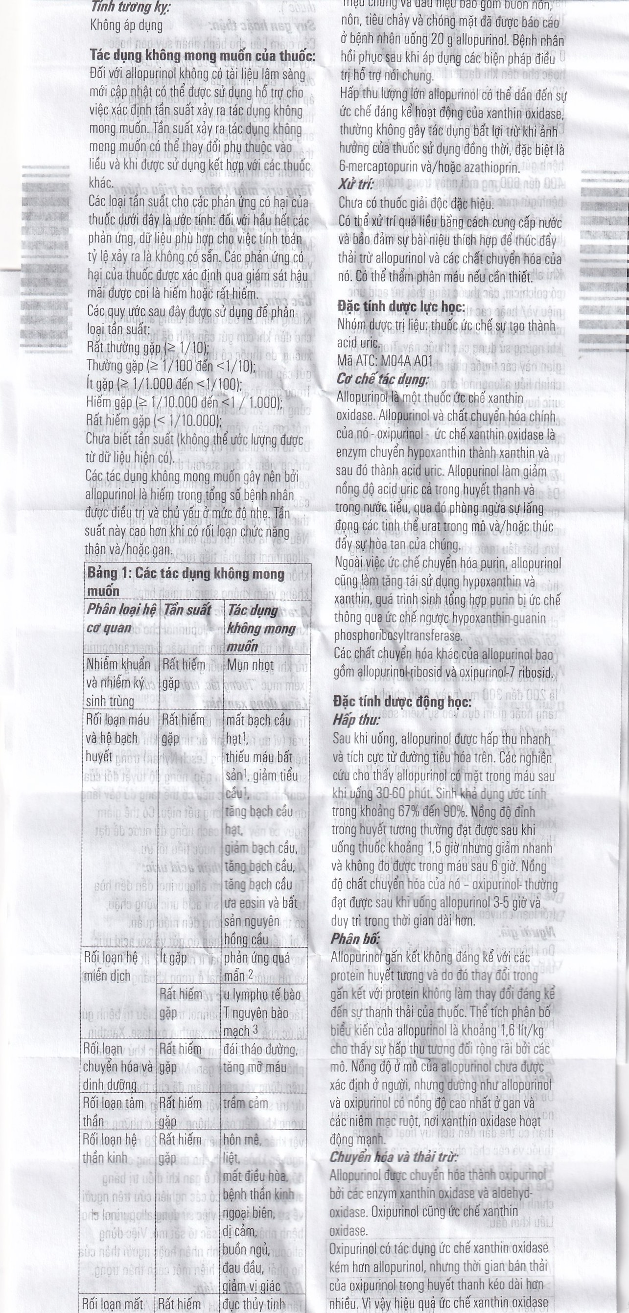 Viên nén Milurit 300mg Egis Pharma điều trị bệnh gout, phòng ngừa bệnh sỏi axit uric (30 viên)