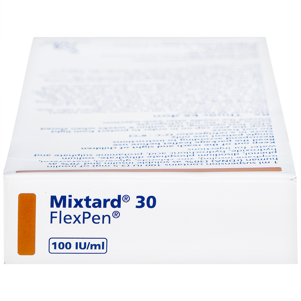 Bút tiêm Mixtard 30 Flexpen 100 IU/ml Novo Nordisk điều trị bệnh đái tháo đường (5 cây x 3ml)