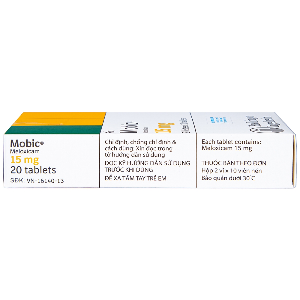 Thuốc Mobic 15mg Boehringer điều trị viêm xương khớp (2 vỉ x 10 viên)