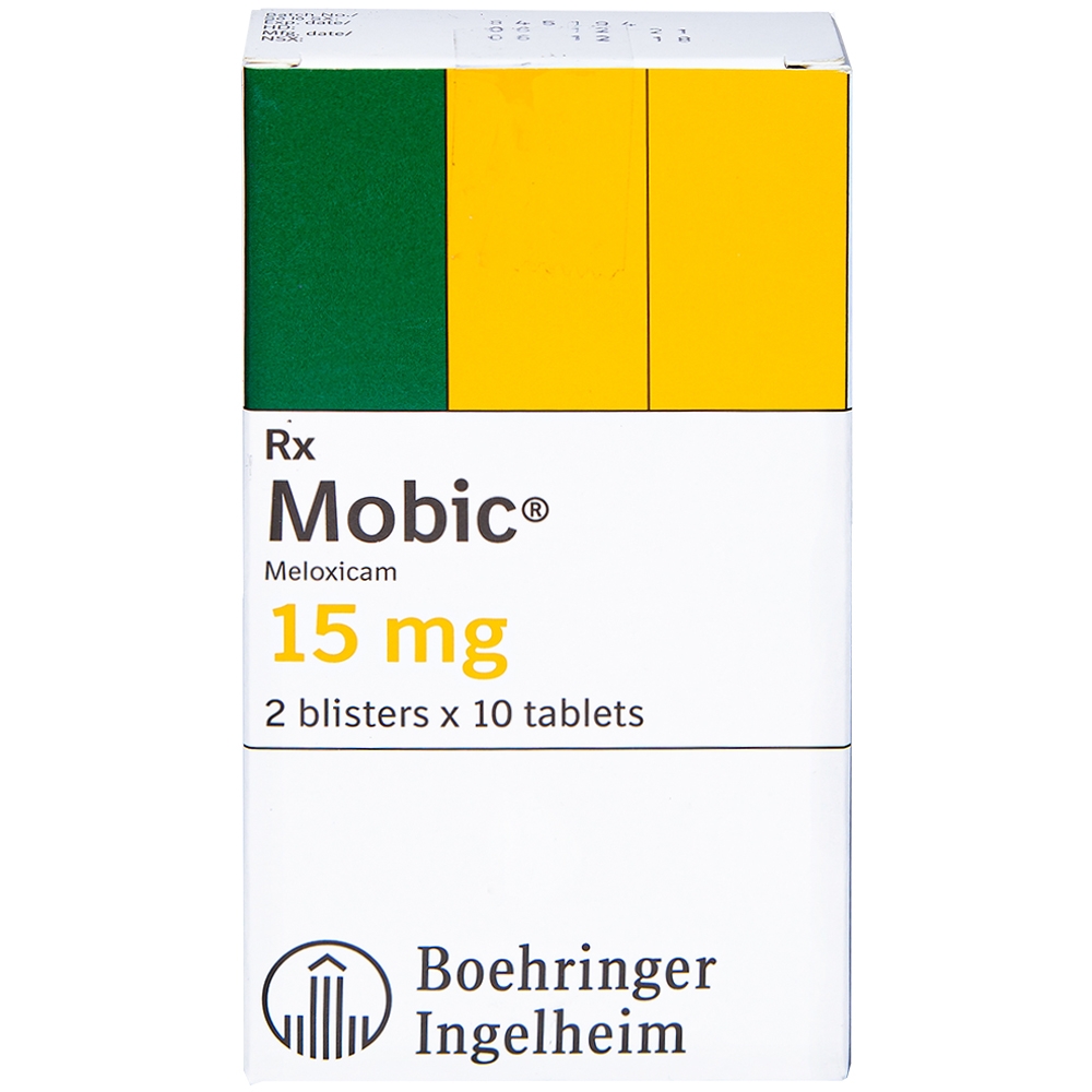 Thuốc Mobic 15mg Boehringer điều trị viêm xương khớp (2 vỉ x 10 viên)