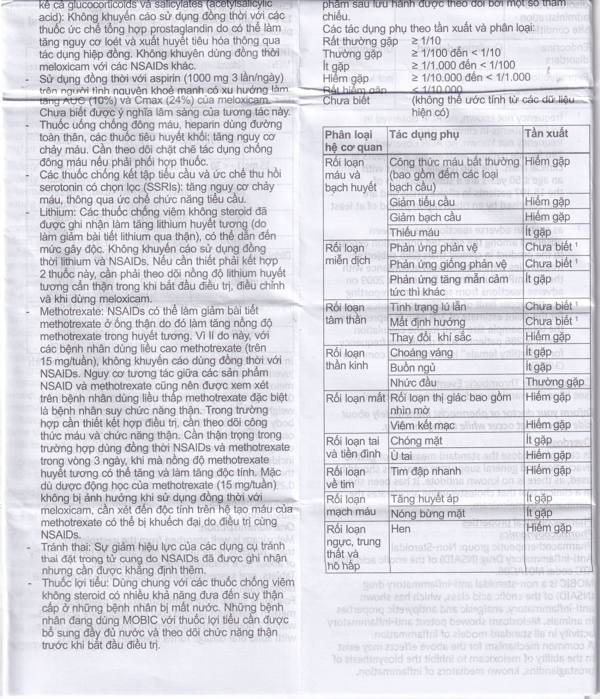 Thuốc Mobic 7.5mg Boehringer điều trị viêm xương khớp (2 vỉ x 10 viên)