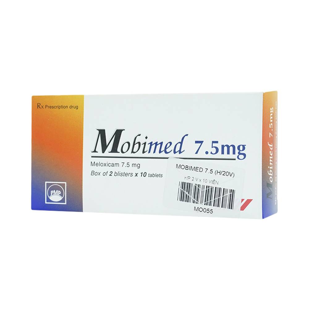 Thuốc Mobimed 7.5mg Pymepharco điều trị viêm khớp dạng thấp, viêm cột sống (2 vỉ x 10 viên)