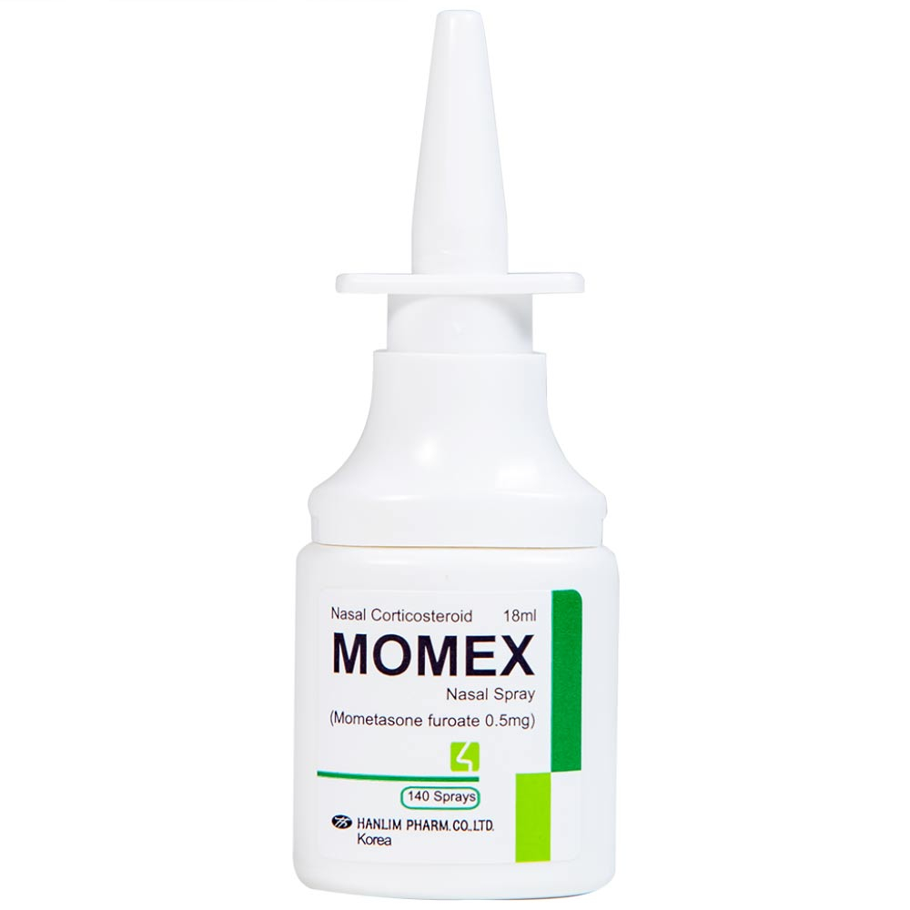 Hỗn dịch xịt mũi Momex Nasal Spray Hanlim điều trị viêm mũi theo mùa (18ml)