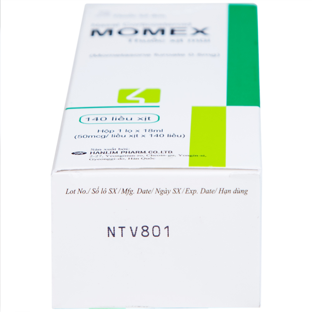 Hỗn dịch xịt mũi Momex Nasal Spray Hanlim điều trị viêm mũi theo mùa (18ml)