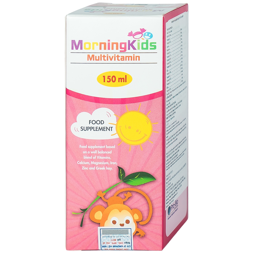 Siro bổ sung vitamin và khoáng chất cho trẻ Morningkids Multivitamin (150ml)