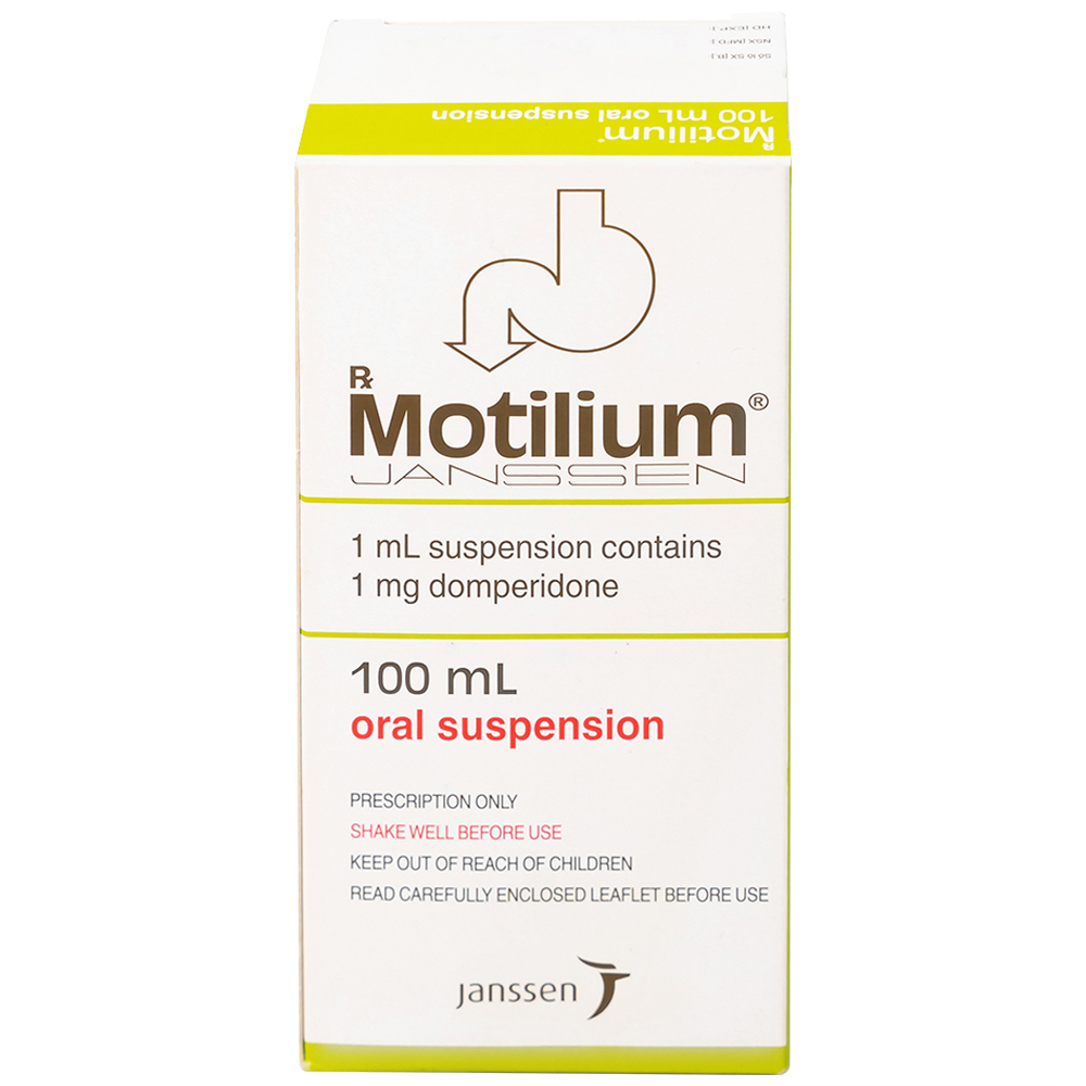 Hỗn dịch uống Motilium Janssen điều trị triệu chứng nôn và buồn nôn (100ml)