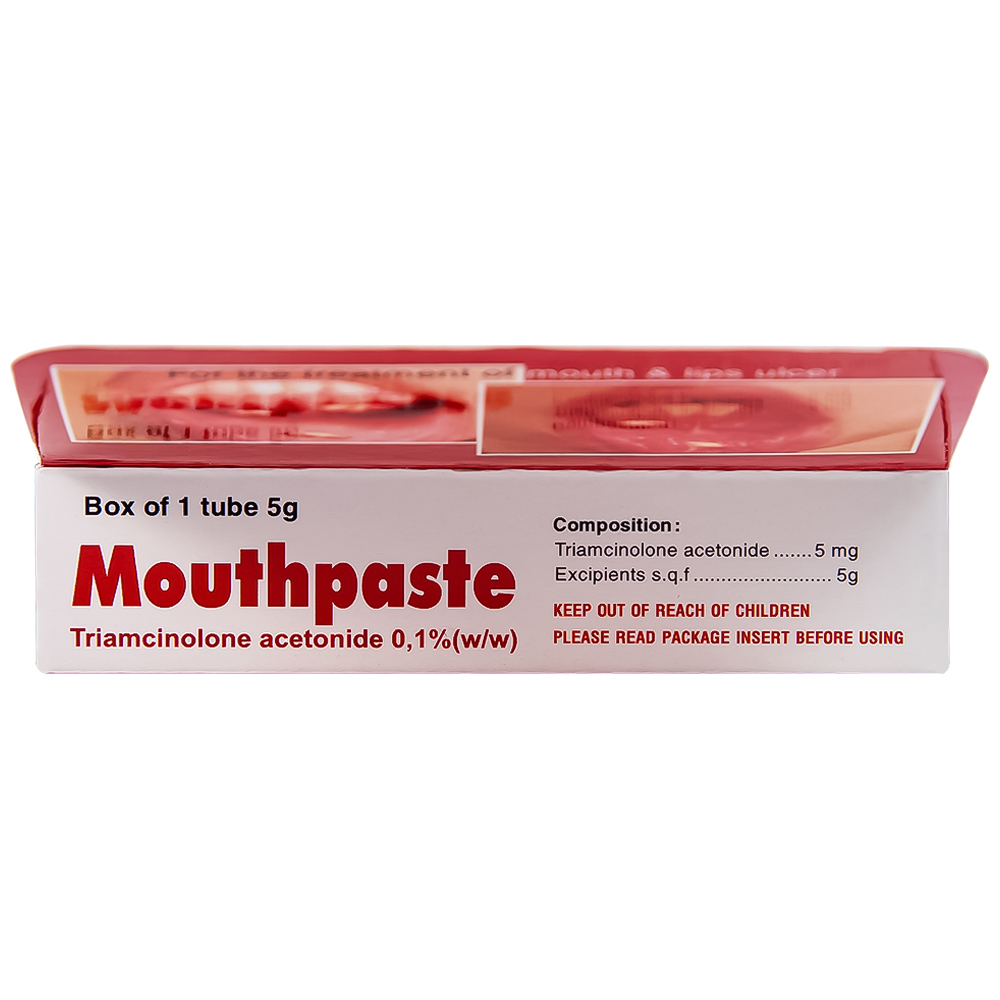 Gel bôi niêm mạc miệng Mouthpaste Medipharco giảm viêm, tổn thương (5g)