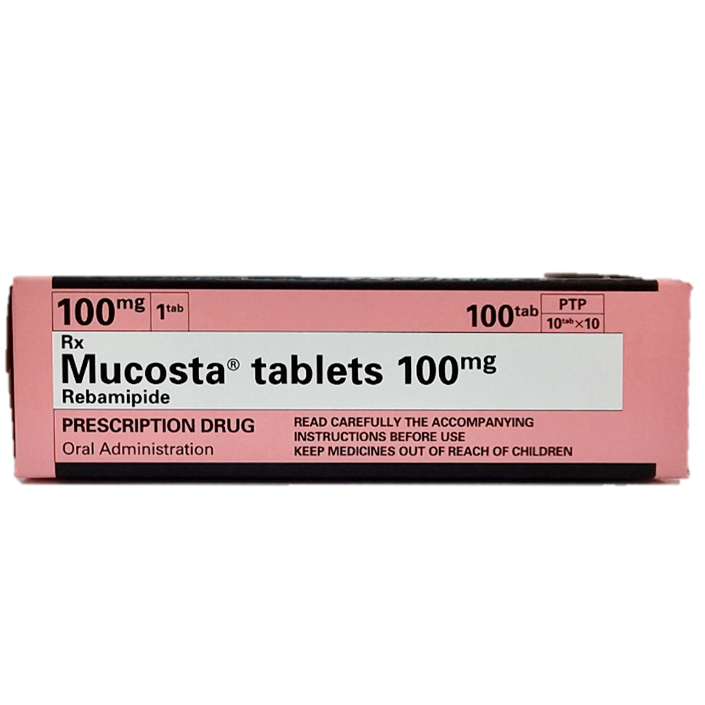 Viên nén Mucosta tablets 100mg Otsuka điều trị loét dạ dày (10 vỉ x 10 viên)