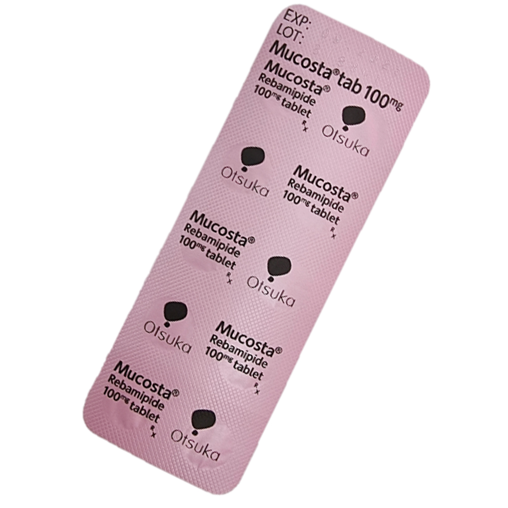 Viên nén Mucosta tablets 100mg Otsuka điều trị loét dạ dày (10 vỉ x 10 viên)