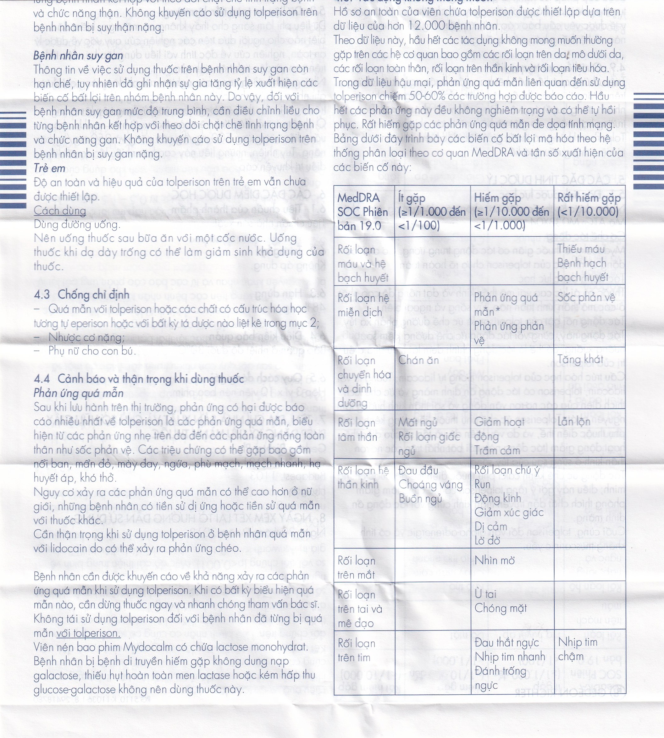 Viên nén Mydocalm 150 Gedeon điều trị sự tăng trương lực cơ xương (3 vỉ x 10 viên)