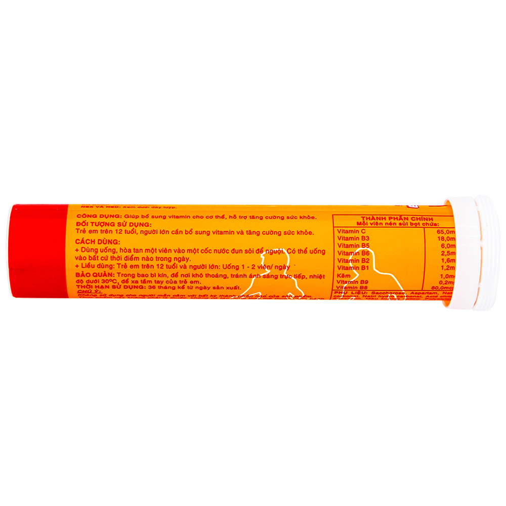 Viên sủi giúp bổ sung Vitamin MyVita Multi SPM vị cam (20 viên)