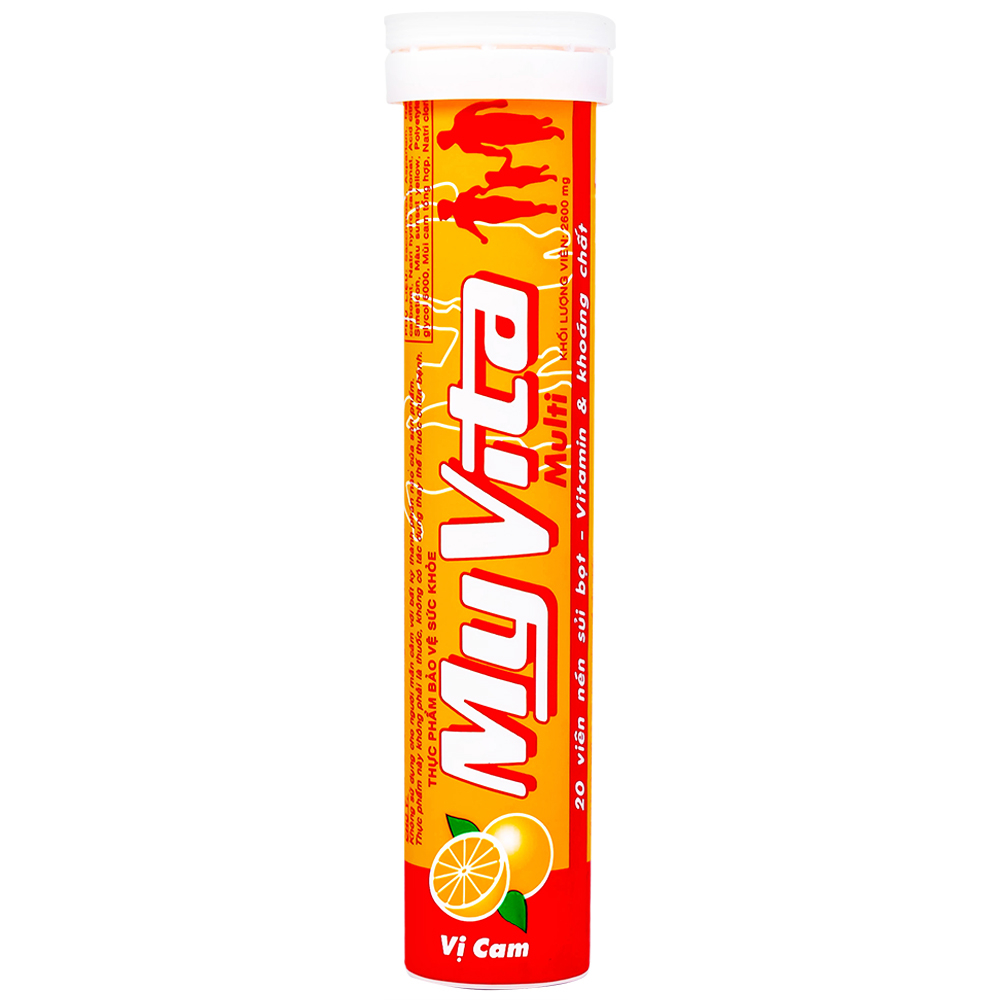 Viên sủi giúp bổ sung Vitamin MyVita Multi SPM vị cam (20 viên)