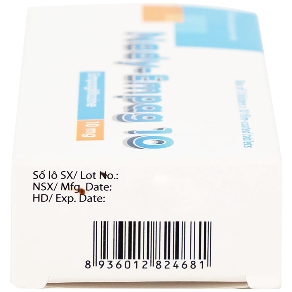 Thuốc Nady-Empag 10 Nadyphar điều trị đái tháo đường típ 2 (3 vỉ x 10 viên)