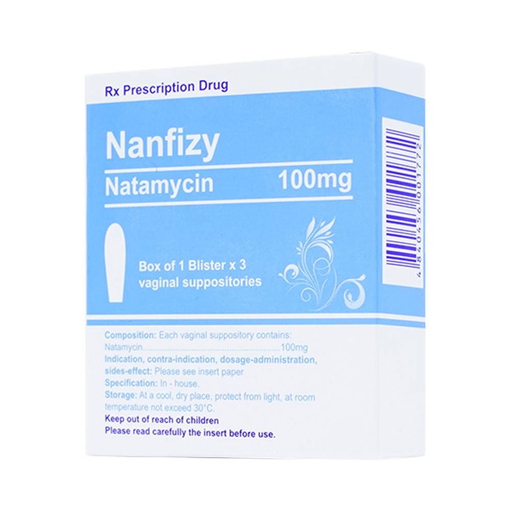 Thuốc Nanfizy Farmaprim điều trị nấm âm đạo (1 vỉ x 3 viên)