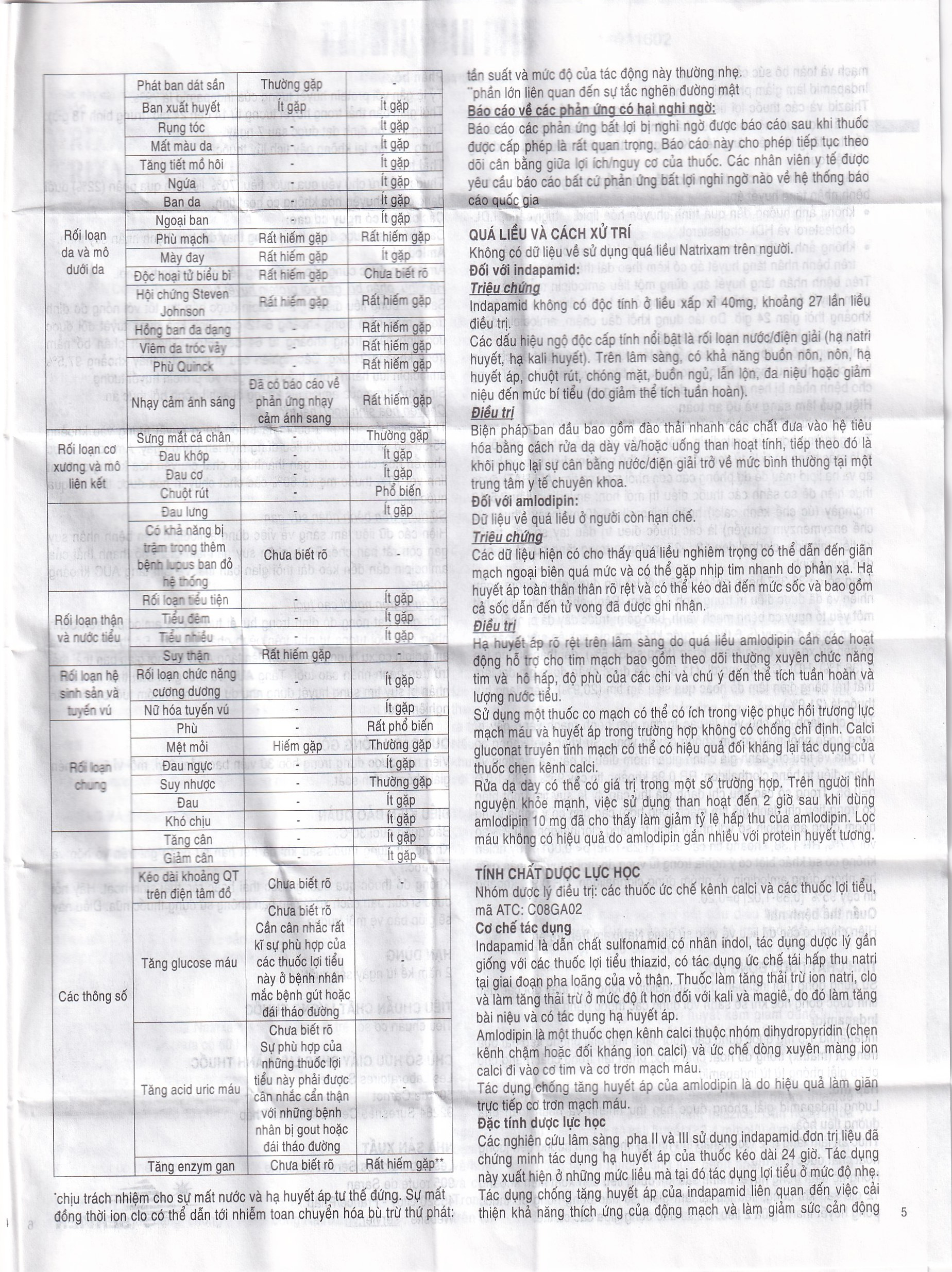 Thuốc Natrixam 1.5mg/5mg LES điều trị tăng huyết áp (30 viên)