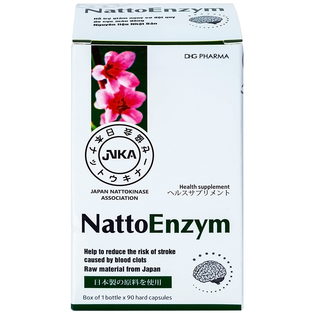 Viên hỗ trợ hoạt huyết NattoEnzym DHG (90 viên)