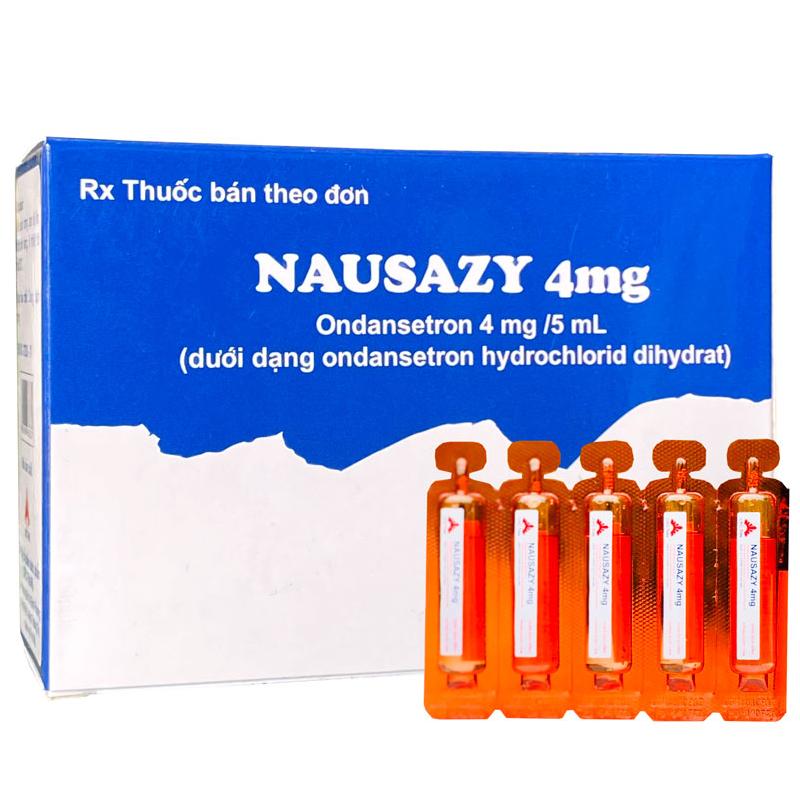 Thuốc Nausazy 4mg CPC1HN điều trị buồn nôn và nôn (4 vỉ x 5 ống)