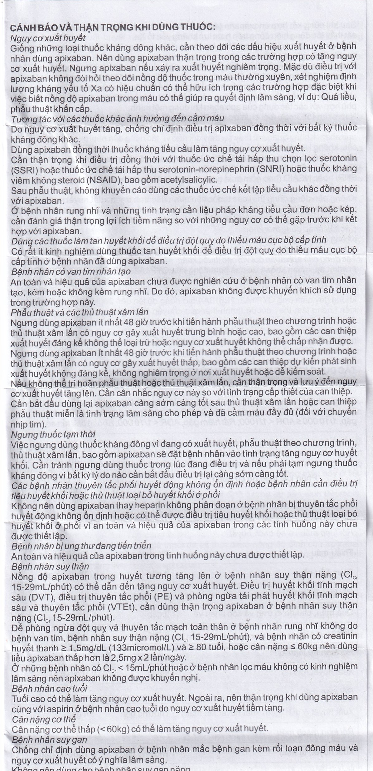 Thuốc NDP-Apixan 5mg Nadyphar hỗ trợ phòng ngừa đột quỵ, tăng huyết áp (2 vỉ x 10 viên)