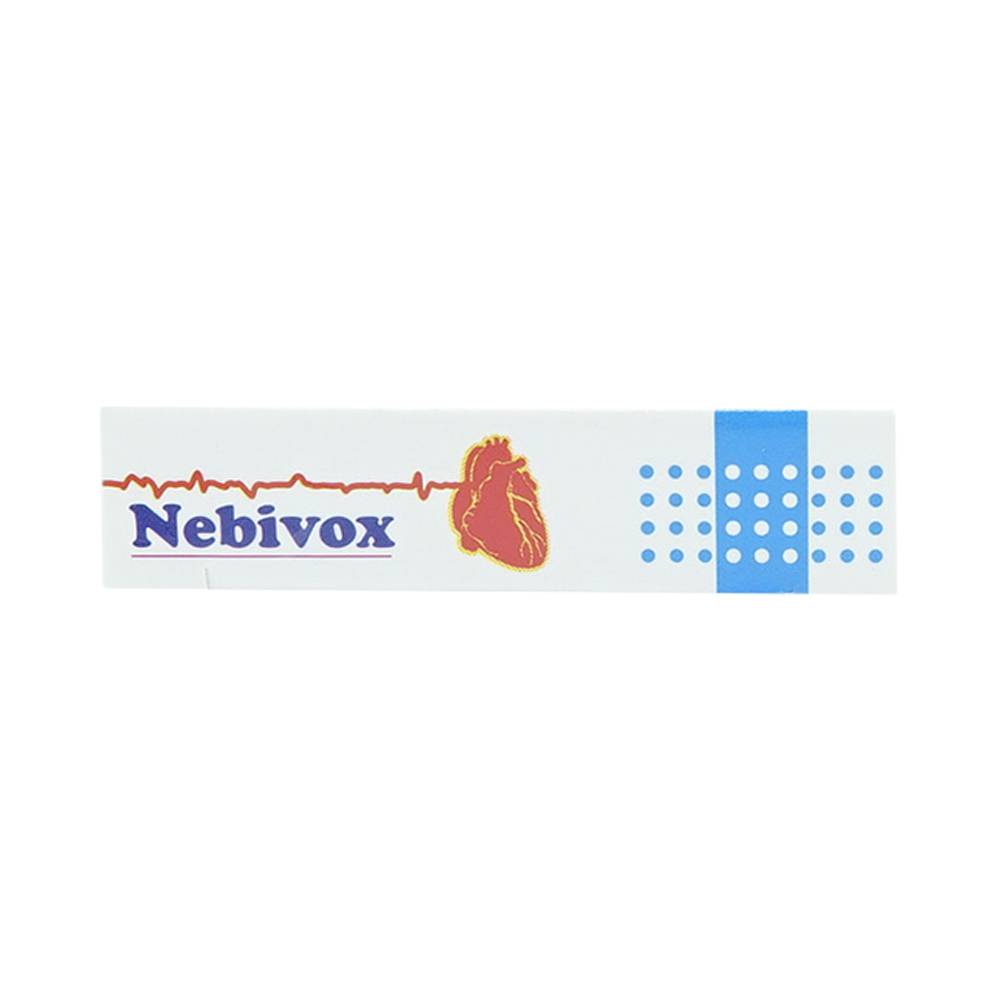 Thuốc Nebivox 5mg Micro điều trị tăng huyết áp (1 vỉ x 10 viên)